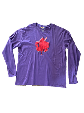 7-Eleven Canada Slurpee Purple Long Sleeve Graphic Tee Shirt - XL